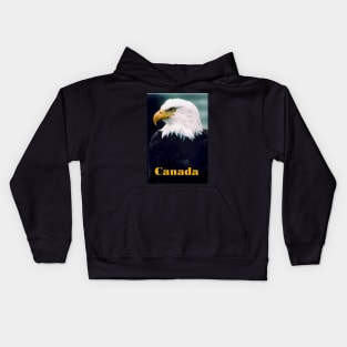 Eagle Portrait . Kids Hoodie